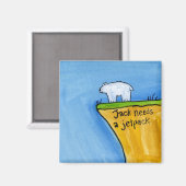 ジャックにはジェットパックが必要 マグネット (正面/裏面)