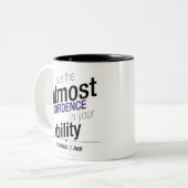 ジャックのことわざ-私は最大の自信を有します ツートーンマグカップ (正面左)