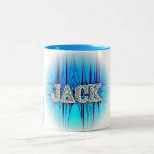 ジャックのためのパーソナライズなコーヒー・マグ ツートーンマグカップ