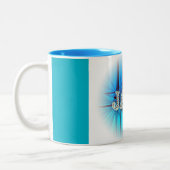 ジャックのためのパーソナライズなコーヒー・マグ ツートーンマグカップ (左)