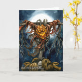 ジャックの挨拶状をおびえさせません カード (黄色い花)