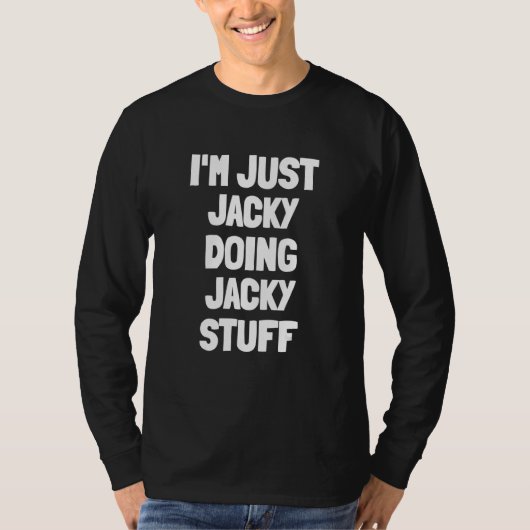 ジャックの日常 Tシャツ (正面)