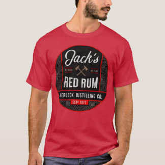 ジャックの赤いラム酒がおかしい Tシャツ