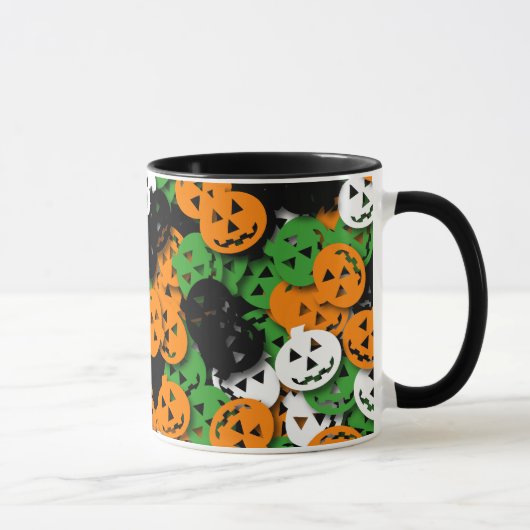 ジャックのo'Lantern紙吹雪のマグ マグカップ (右)