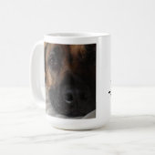 ジャックのRidgebackの目が付いているコーヒー・マグ コーヒーマグカップ (正面左)