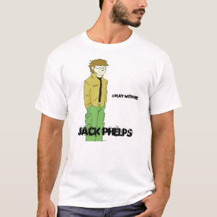 ジャックは火と、ジャックPhelps、私遊びますcartoonized Tシャツ