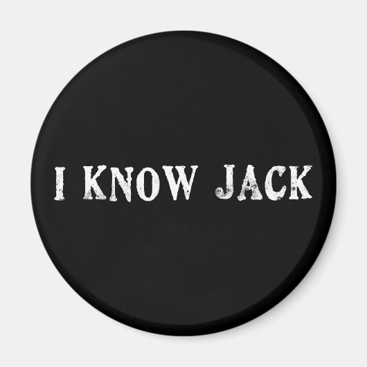 ジャックを知っている マグネット (正面)