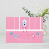 ジャックアンドジルカップルウェディングシャワー招待状 招待状 (スタンド正面)