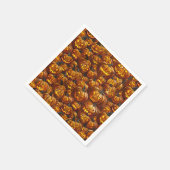 ジャックオランタンのジャンプル スタンダードカクテルナプキン (角)