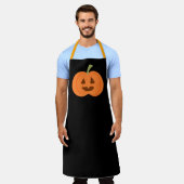 ジャックオランタンエプロン エプロン (着用した状態)