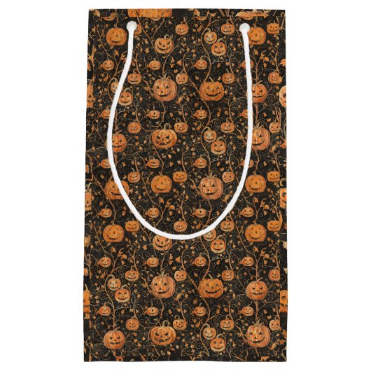 ジャックオランタンオンつる植物抱き枕 スモールペーパーバッグ (正面)