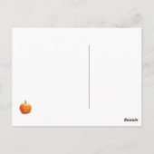 ジャックオランタンカスタムハロウィーン葉書 ポストカード (裏面)