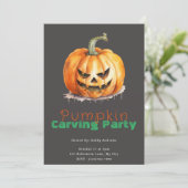 ジャックオランタングレーパンプキンカービングパーティー 招待状 (スタンド正面)