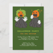 ジャックオランタングールズパンプキンスハローウィンパーティ 招待状 (正面)