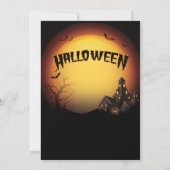 ジャックオランタンズダークハウスハローウィンパーティ 招待状 (裏面)