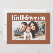 ジャックオランタンテラコッタフォトハッピーハローウィン シーズンカード (正面)