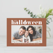 ジャックオランタンテラコッタフォトハッピーハローウィン シーズンカード (スタンド正面)