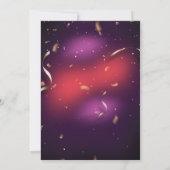 ジャックオランタンディスコボール大人ハローウィンパーティ 招待状 (裏面)