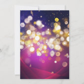 ジャックオランタンディスコボール大人ハローウィンパーティ 招待状 (裏面)