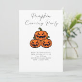 ジャックオランタントリオパンプキンカービングパーティー 招待状 (スタンド正面)