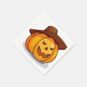 ジャックオランタンナプキンズ スタンダードカクテルナプキン (角)