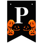 ジャックオランタンハッピーハローウィンパーティーバンティング国旗 バンティングフラッグ (第3の旗)