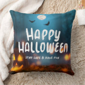 ジャックオランタンハッピーハローウィン クッション (ブランケット)
