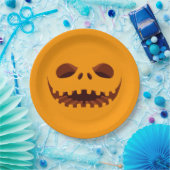 ジャックオランタンハローウィンパーティ ペーパープレート (パーティー)