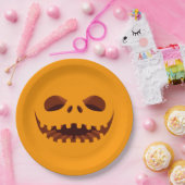 ジャックオランタンハローウィンパーティ ペーパープレート (パーティー)