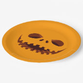 ジャックオランタンハローウィンパーティ ペーパープレート (アングル)