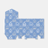 ジャックオランタンパターン白LブルーBG フェイバーボックス (折り畳みなし)