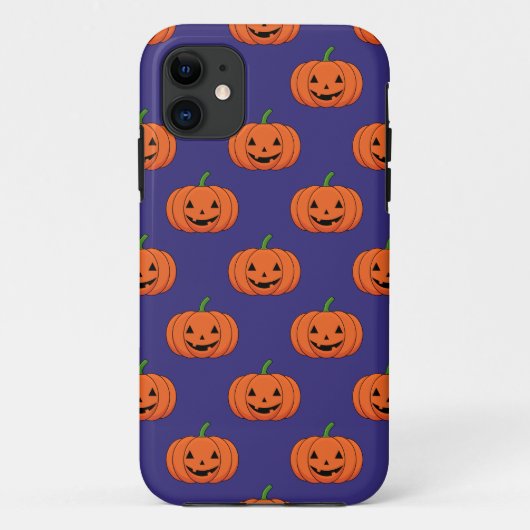 ジャックオランタンパンプキンハロウィンパターン Case-Mate iPhoneケース (裏面)
