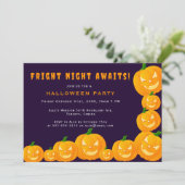ジャックオランタンパープル&オレンジハローウィンパーティ 招待状 (スタンド正面)