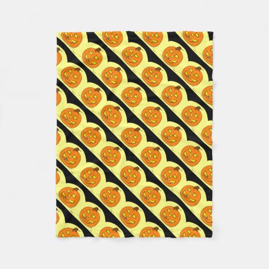 ジャックオランタンフリースブランケット フリースブランケット (正面)