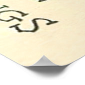 ジャックオランタンブラックキャットこうもり満月 ポスター (角)