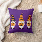 ジャックオランタン格言ハロウィンオレンジパープル クッション (ブランケット)