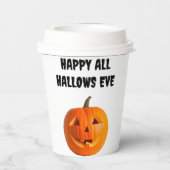 ジャックオランタン紙カップ 紙コップ (裏面)