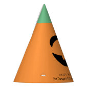 ジャックオランタン顔カウトカボチャハロウモダンィーン パーティーハット (左)