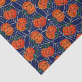 ジャックオランタン&コブパターンパンプキンハロウィーン 薄葉紙 (詳細)