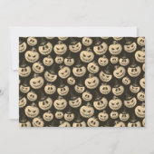 ジャックオランタン&幽霊カボチャハローウィンパーティ 招待状 (裏面)