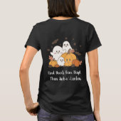 ジャックオーランタンより優しい心の方が輝いてる Tシャツ (裏面)