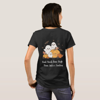 ジャックオーランタンより優しい心の方が輝いてる Tシャツ