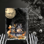 ジャックオーランタンハロウィンカボチャ彫りパーティー 招待状