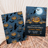 ジャックオーランタン ハロウィン 誕生日パーティー 招待状