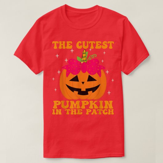 ジャックオールタンハロウィンカボンプキンユニコーンガールトドル Tシャツ (デザイン正面)
