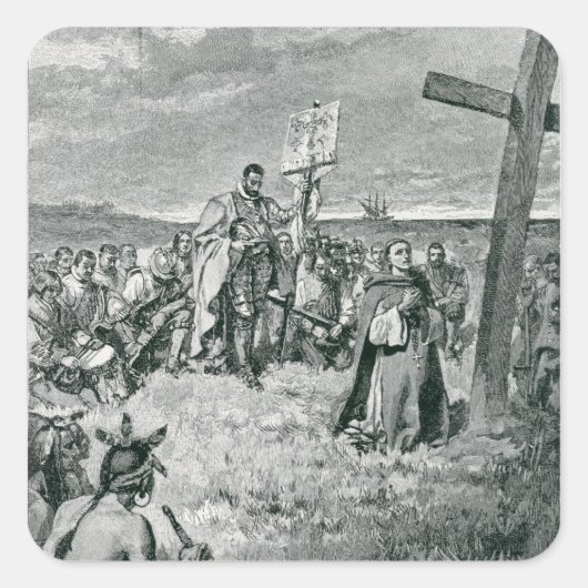 ジャックカルティエGaspeで十字架を設定 スクエアシール (正面)