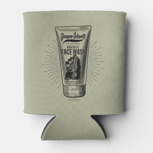 ジャックシュウェットホッケー顔ウォッシュ 缶クーラー (正面)
