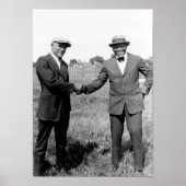 ジャックジョンソンタットジャクソンと握手 ポスター (正面)