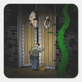 ジャックストリックまたはトリートステッカー スクエアシール