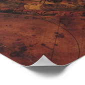 ジャックスパーローズのマップSao Fengレプリカのマップ ポスター (角)